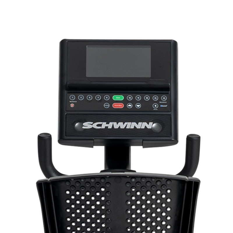 Schwinn 590R Recumbent Bike console.