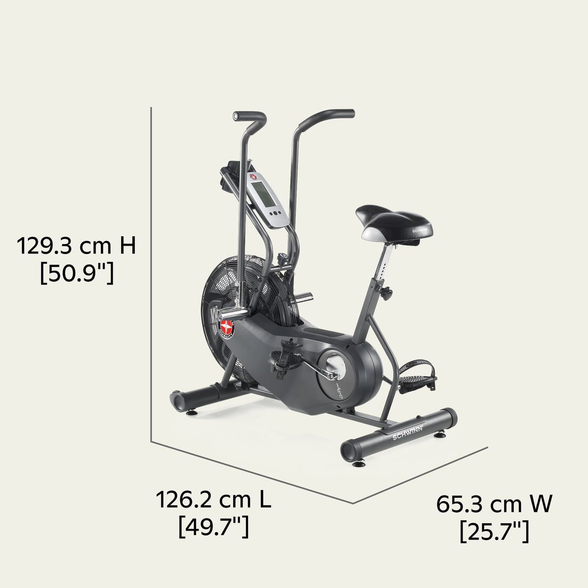 Schwinn Airdyne AD6i Dimensions