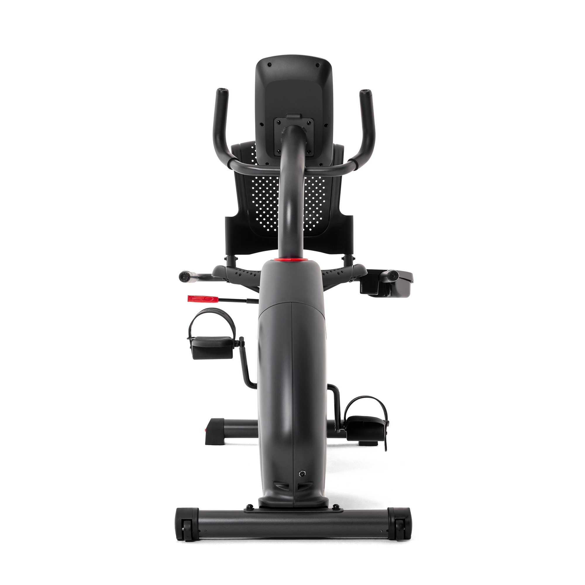 Front view of the Schwinn 510R Recumbent Bike.