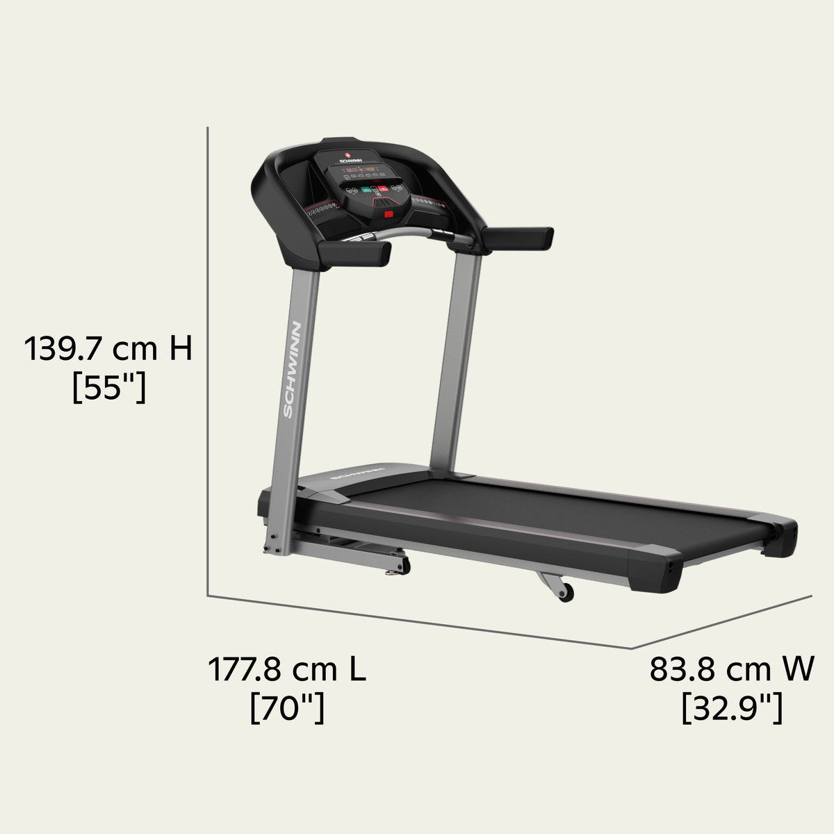 Schwinn SFT4.1 Treadmill Dimensions