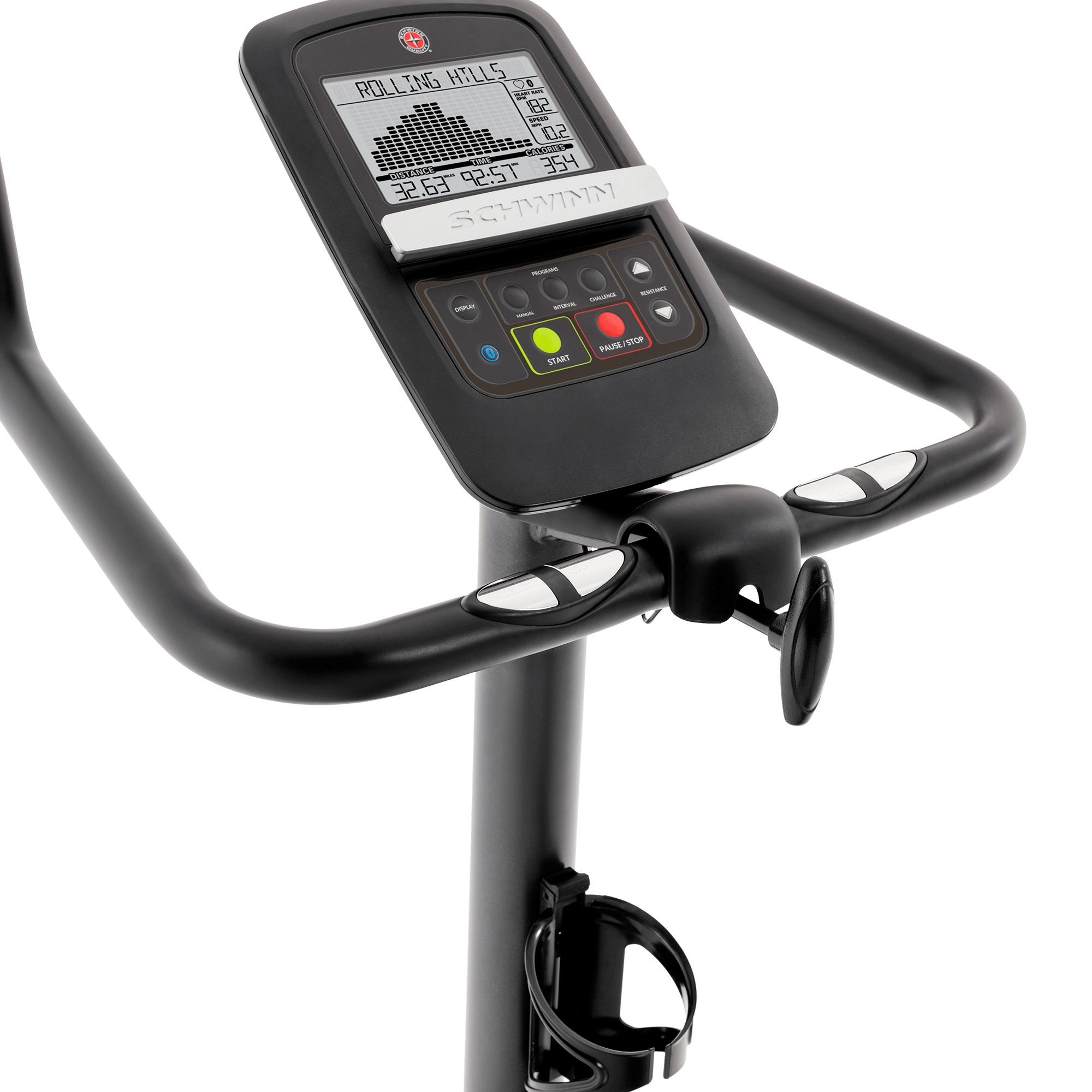 Schwinn 510U Upright Bike console.